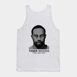 Tiger Woods Cool Golf Guy Tank Top